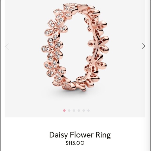 Pandora rose gold daisy ring - Picture 2 of 5